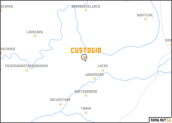 map of Custódio