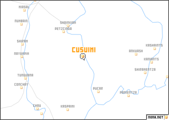 map of Cusuimi