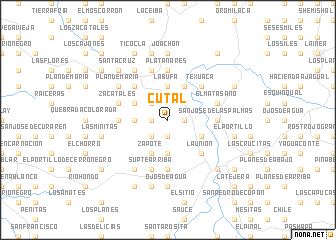 map of Cutal