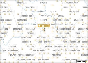 map of Cutame