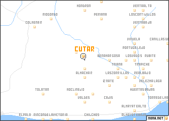 map of Cútar