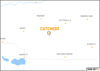 map of Cutcheon