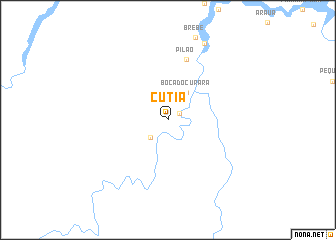 map of Cutia