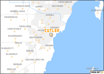 map of Cutler