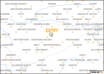 map of Cutry