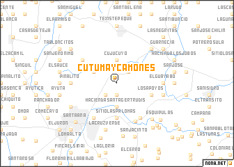 map of Cutumay Camones