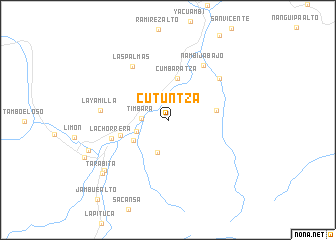 map of Cutuntza