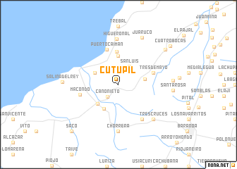 map of Cutupil