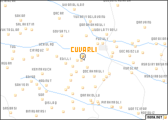 map of Cuvarlı