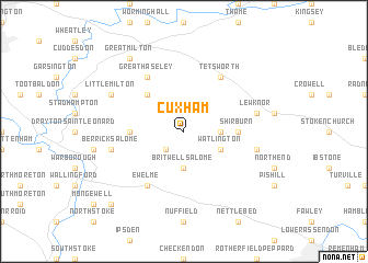 map of Cuxham