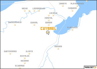 map of Cuyamel