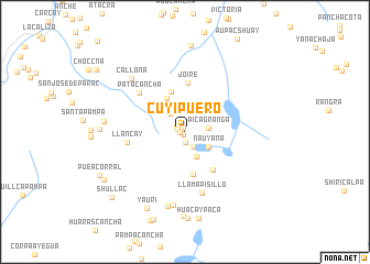 map of Cuyipuero