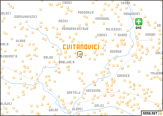 map of Cvitanovići