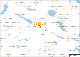 map of Cybulki