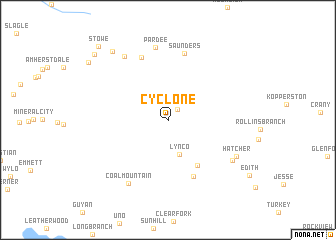 map of Cyclone