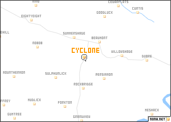 map of Cyclone