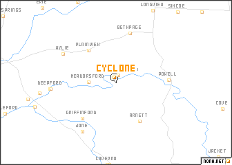 map of Cyclone
