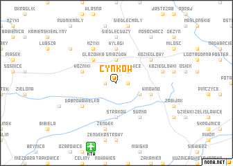 map of Cynków