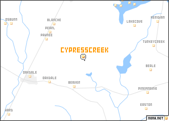 map of Cypress Creek