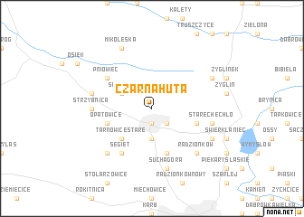 map of Czarna Huta