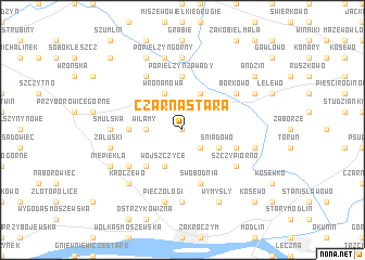 map of Czarna Stara