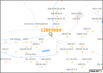 map of Czarnków