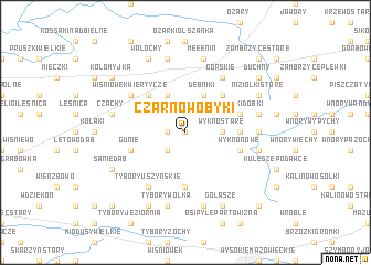 map of Czarnowo Byki