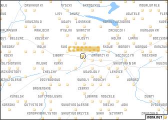 map of Czarnowo