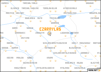 map of Czarny Las