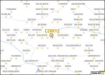 map of Czaryż