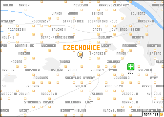 map of Czechowice