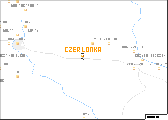 map of Czerlonka
