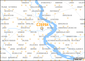map of Czersk