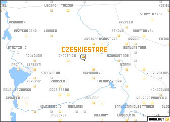 map of Czeskie Stare