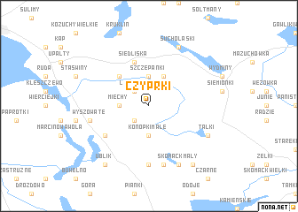 map of Czyprki