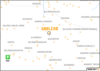 map of Daalcha