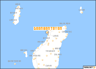 map of Daanbantayan