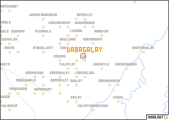 map of Daba Galay