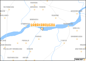 map of Dabakabougou