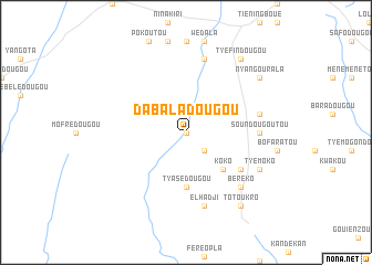map of Dabaladougou