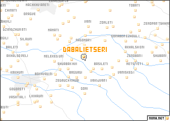 map of Dabali-Etseri