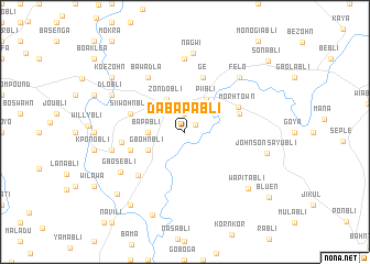 map of Dabapabli