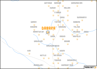 map of Dabara