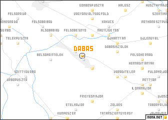 map of Dabas