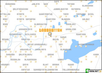 map of Dabbābīyah