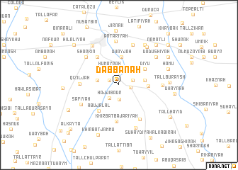 map of Dabbānah