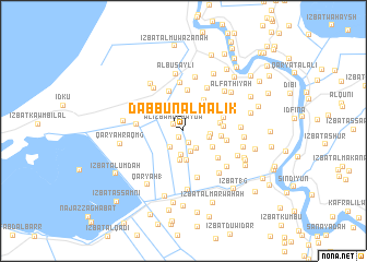 map of Dabbūn al Malik