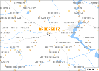 map of Dabergotz