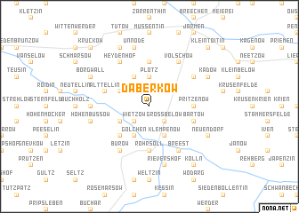 map of Daberkow