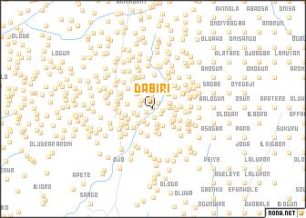 map of Dabiri